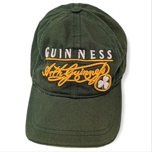 Green GUINNESS hat licensed, adjustable sizing